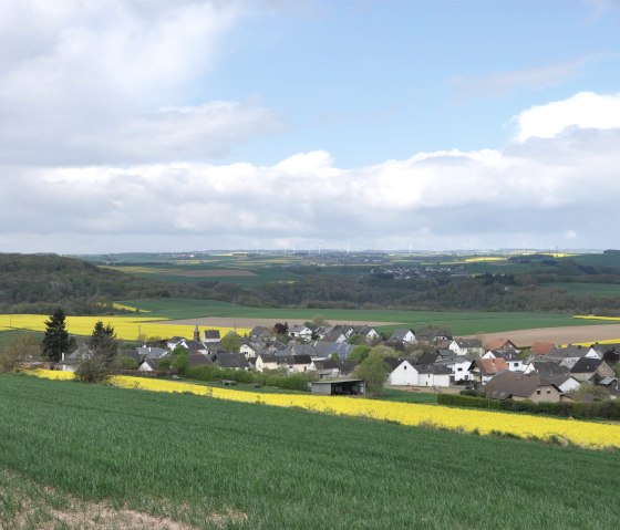 Blick vom Traumpfad auf Keldung