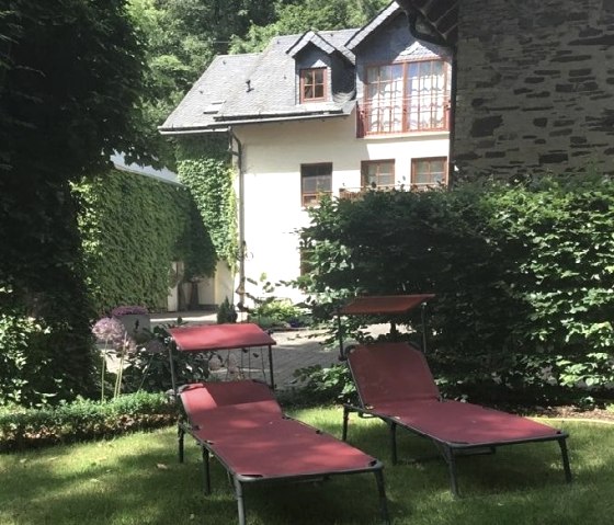 Gartenbereich zum Relaxen