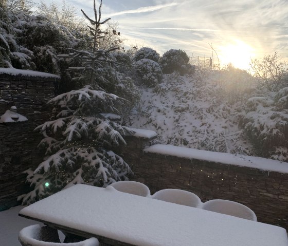 Terrasse Wintertraum