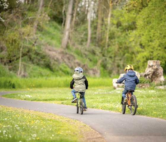 Waterspeelplaats Mertloich op het Maifeld fietspad, © Eifel Tourismus GmbH, Dominik Ketz