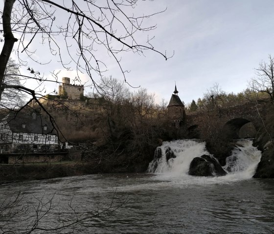 Moulin de Pyrmont - Chute d'eau